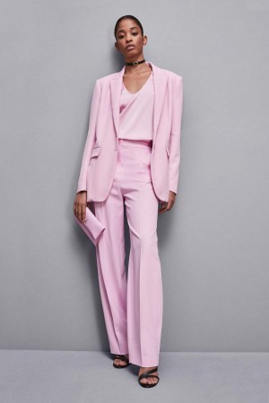 Pink Patrizia Pepe Pleated Pants In Stretch Fabric | YHQ806312