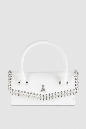 White Patrizia Pepe Fly Bamby Piercing Shoulder Bag | BIN546129