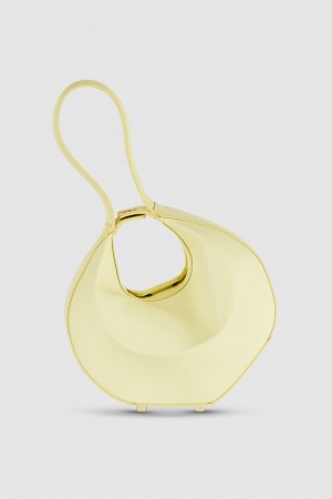 Yellow Patrizia Pepe Small Hobo Bangle Bag | ZON832164