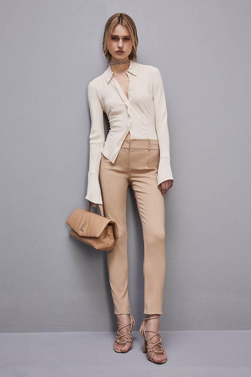 Beige Patrizia Pepe Slim Pants | RAL862731