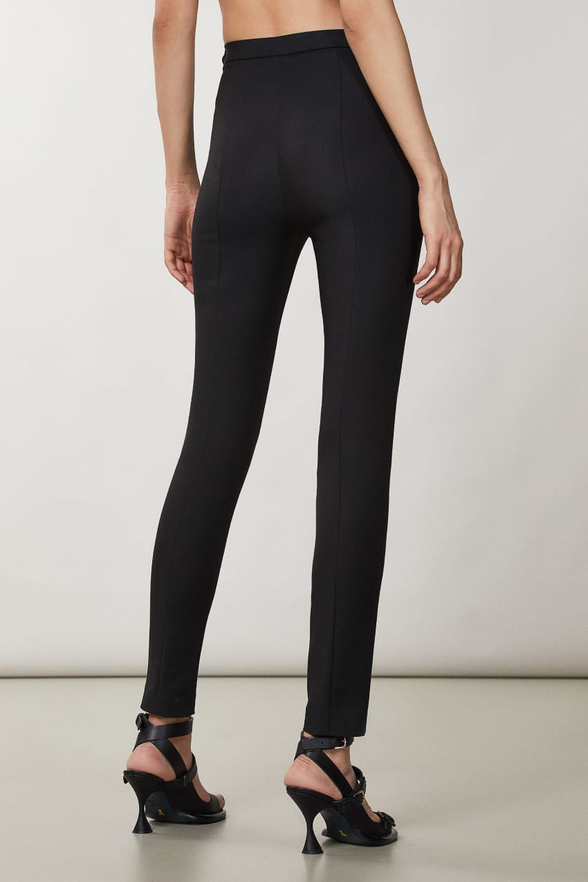 Black Patrizia Pepe Slim Pants | CKW973681