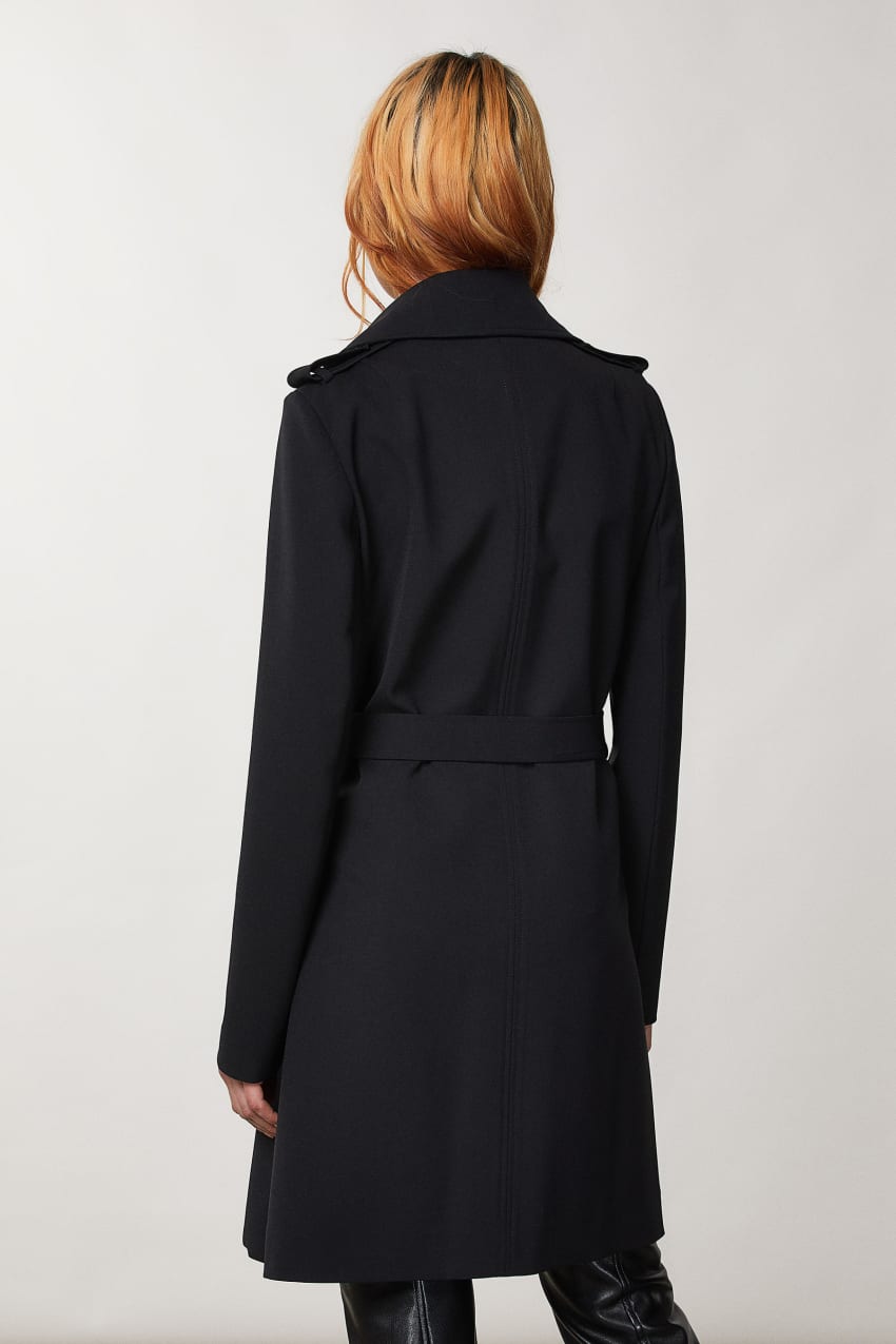 Black Patrizia Pepe Trench | SHD548706