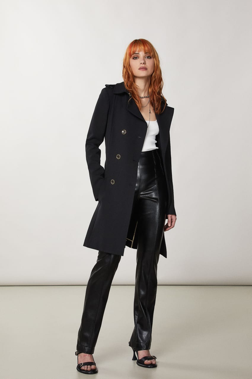 Black Patrizia Pepe Trench | SHD548706