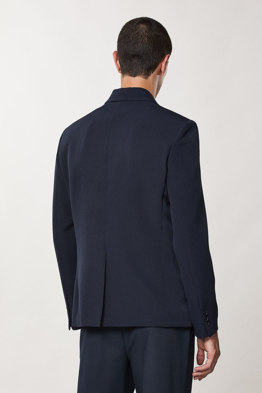 Blue Patrizia Pepe Regular Fit Double-breasted Jacket | OFV501634