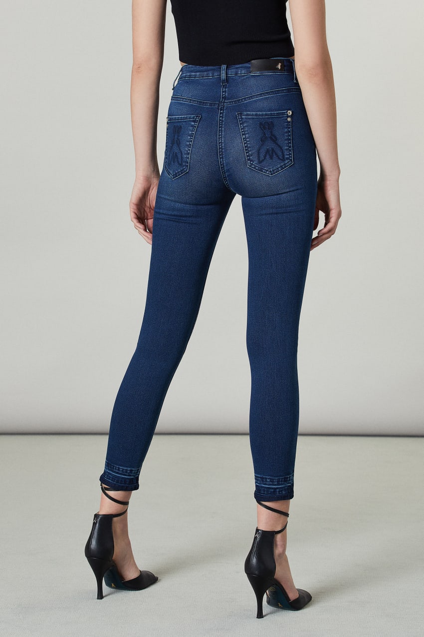 Blue Patrizia Pepe Skinny Jeans Regular Waist | AMT759234