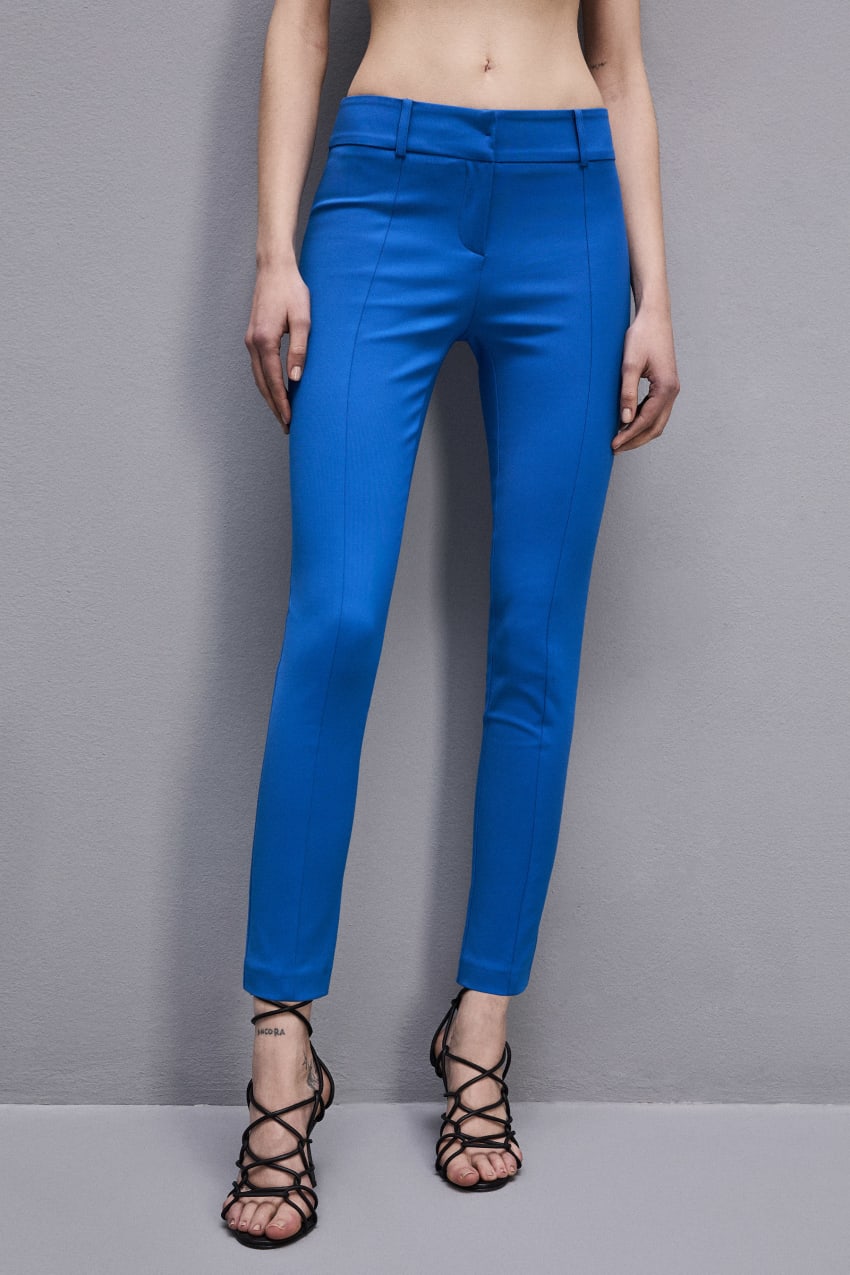 Blue Patrizia Pepe Slim Pants | EUV659082