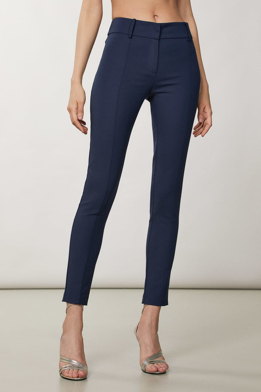 Blue Patrizia Pepe Slim Pants | MQD430791