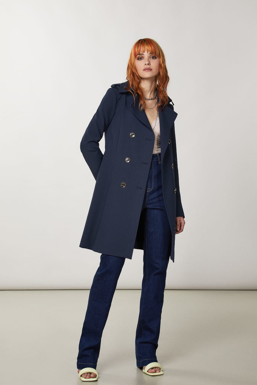 Blue Patrizia Pepe Trench | ZIB462197