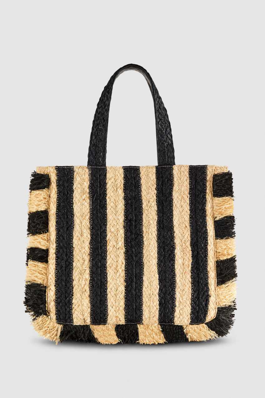 FE22 Patrizia Pepe Raffia Shopping Bag | SRV018357