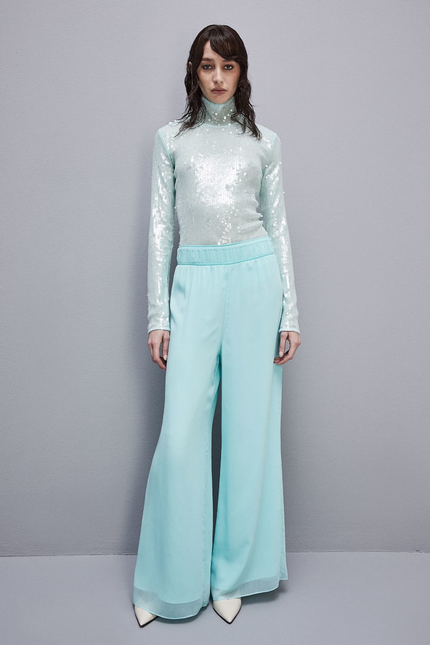 Green Patrizia Pepe Sequined Body Shirt | SJE257094