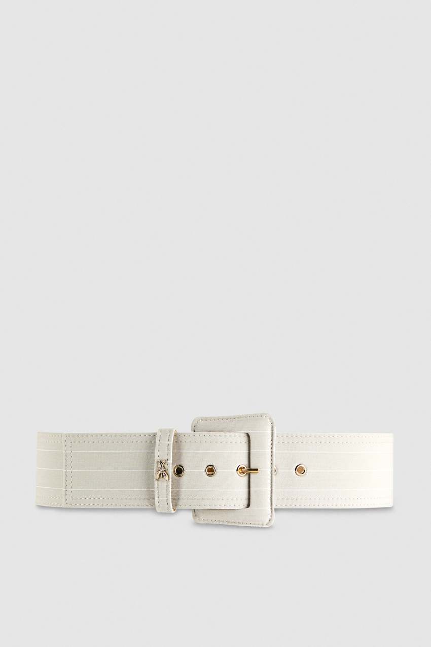 Grey Patrizia Pepe High Waist Fabric Belt | XMU918452