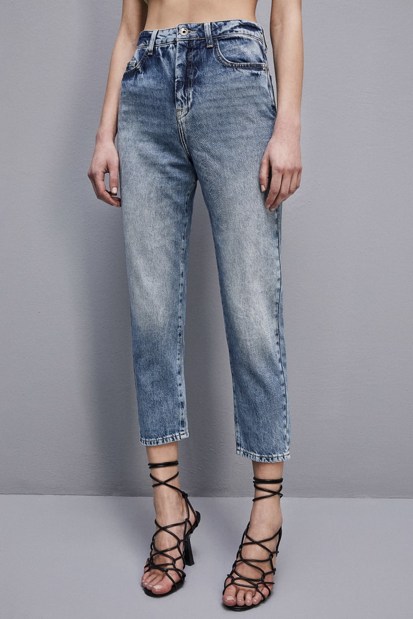 Light Blue Patrizia Pepe High Waist Denim Pants | AXF394821