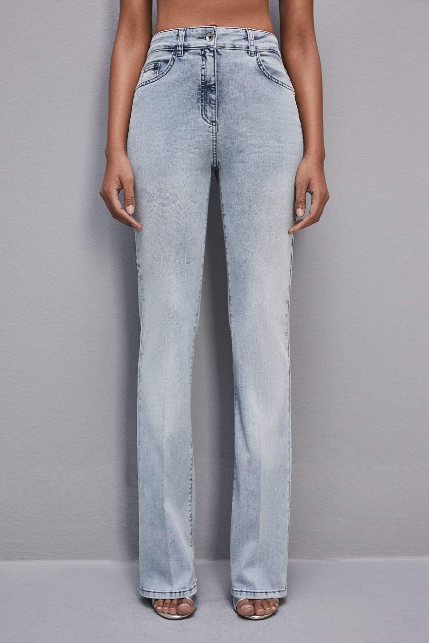 Light Blue Patrizia Pepe Slim Stretch Denim Jeans | KQC573416