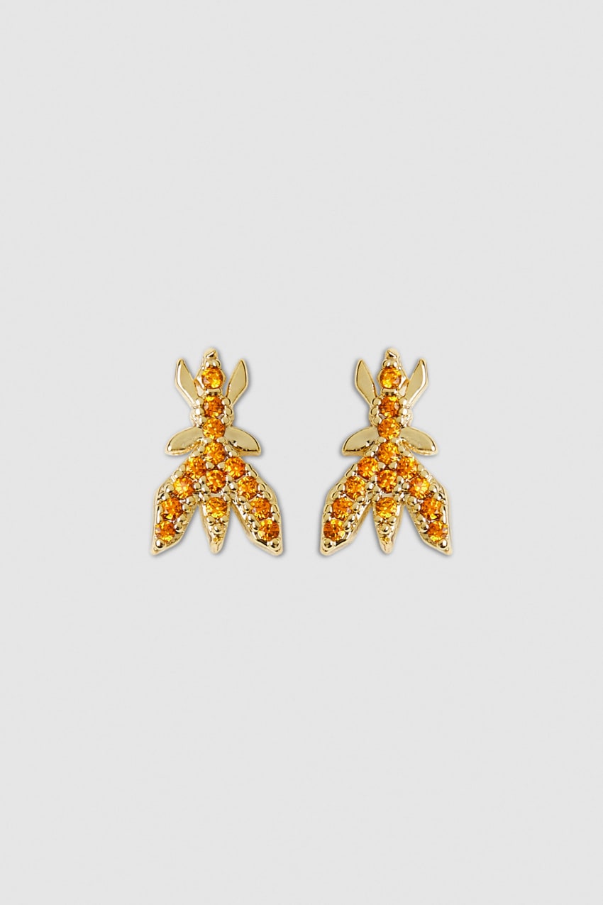 Orange Patrizia Pepe Brass Earrings | ZBU736195