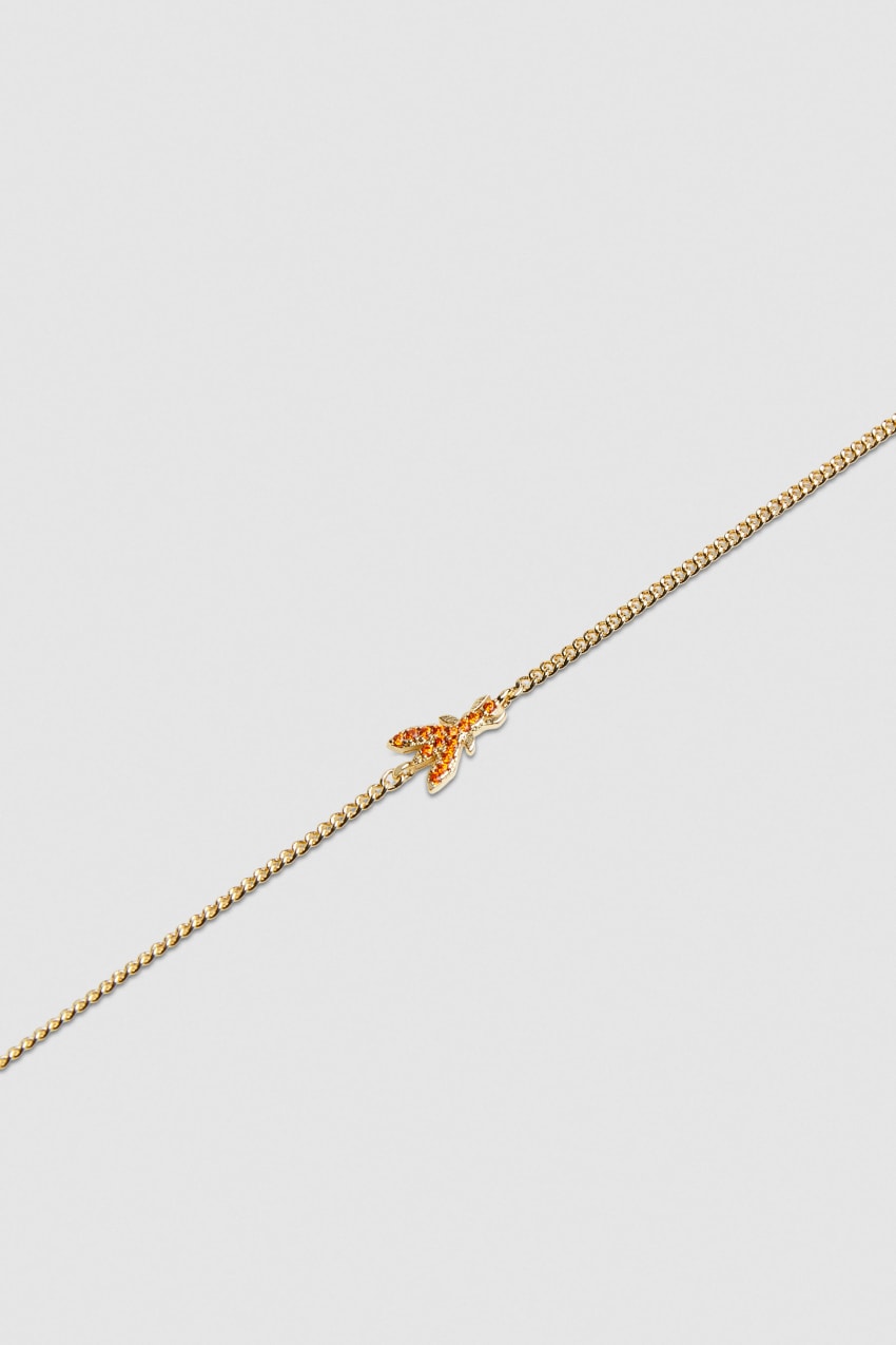 Orange Patrizia Pepe Rhinestone Necklace | ICJ578463