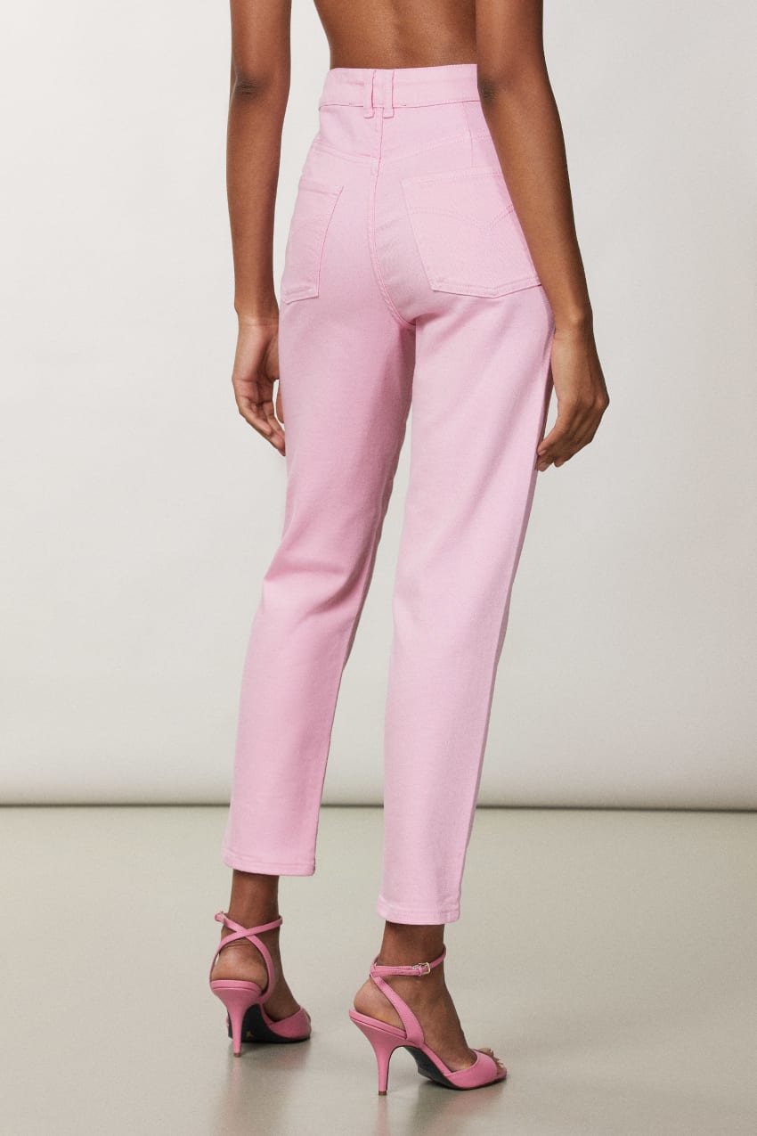 Pink Patrizia Pepe High-waisted Cigarette Pants | VLD084579