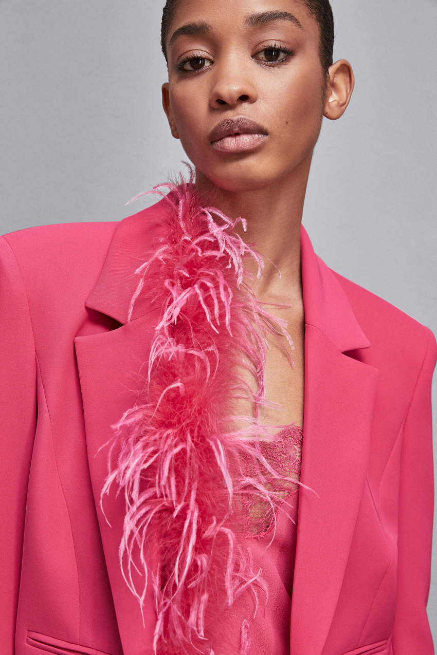 Pink Patrizia Pepe Jacket In Stretch Fabric | VNK204315