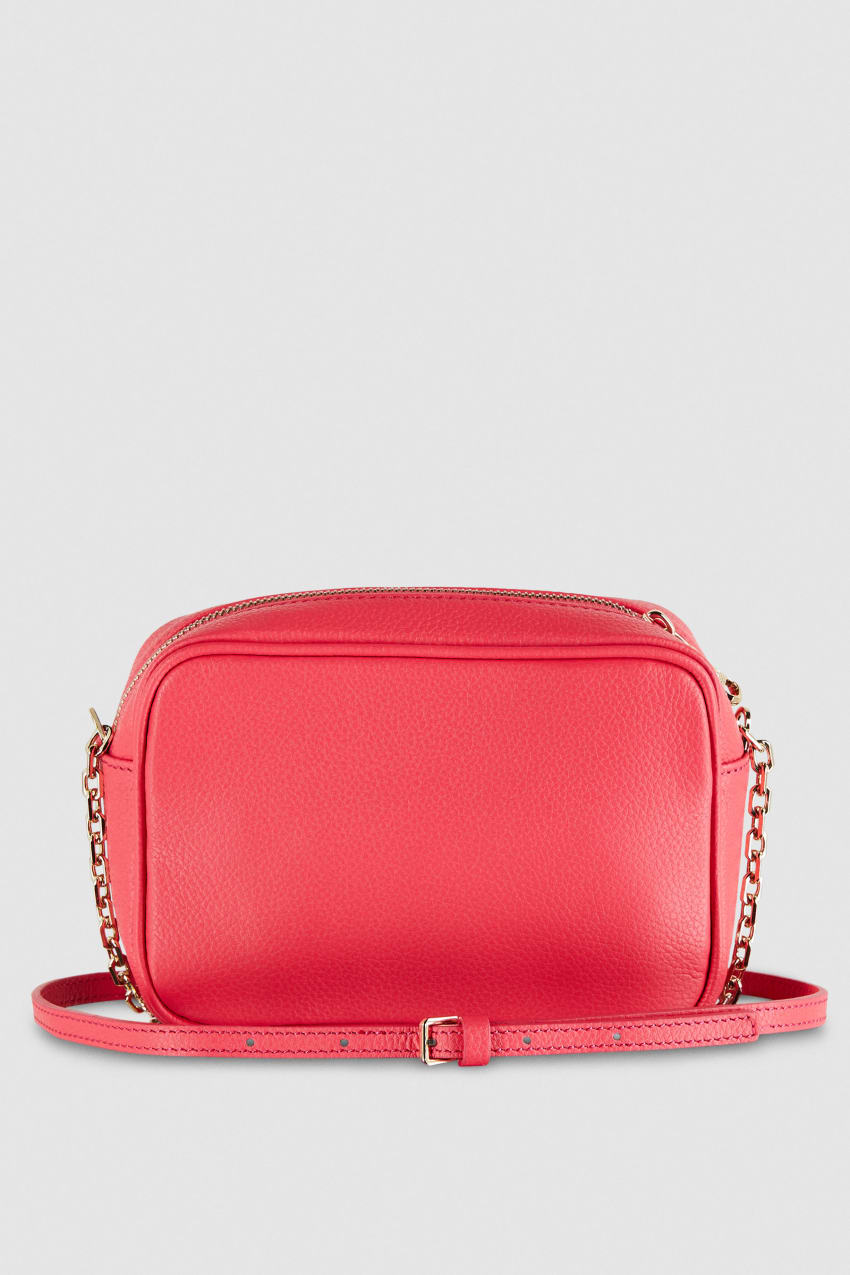 Pink Patrizia Pepe Leather Bag With Shoulder Strap | GAS056487