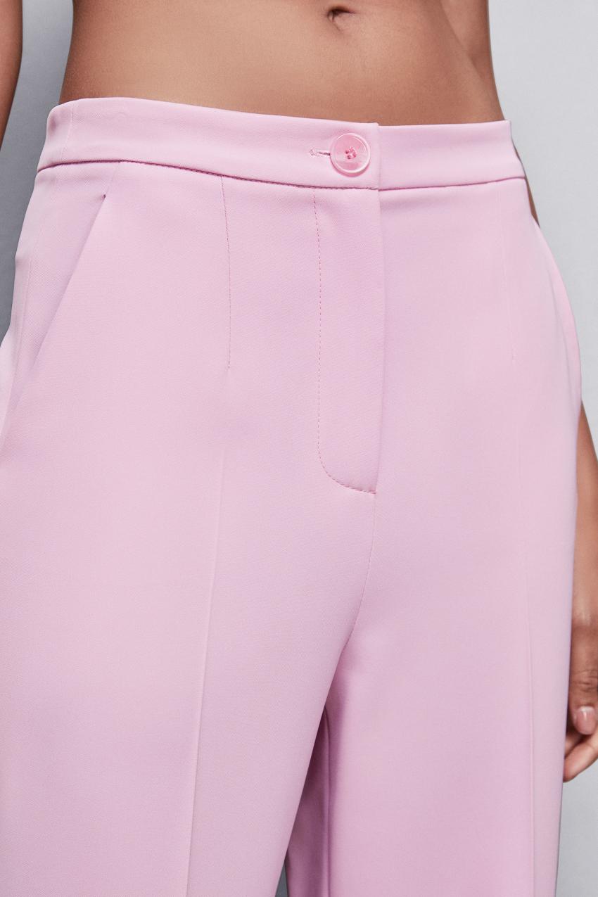 Pink Patrizia Pepe Pleated Pants In Stretch Fabric | YHQ806312