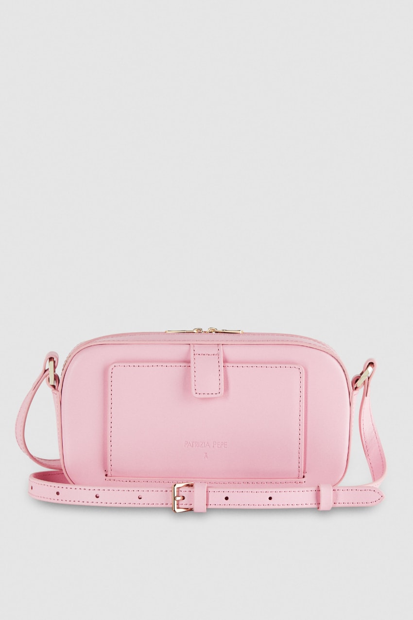 Pink Patrizia Pepe Small Graphic Case Shoulder Bag | CHT782930