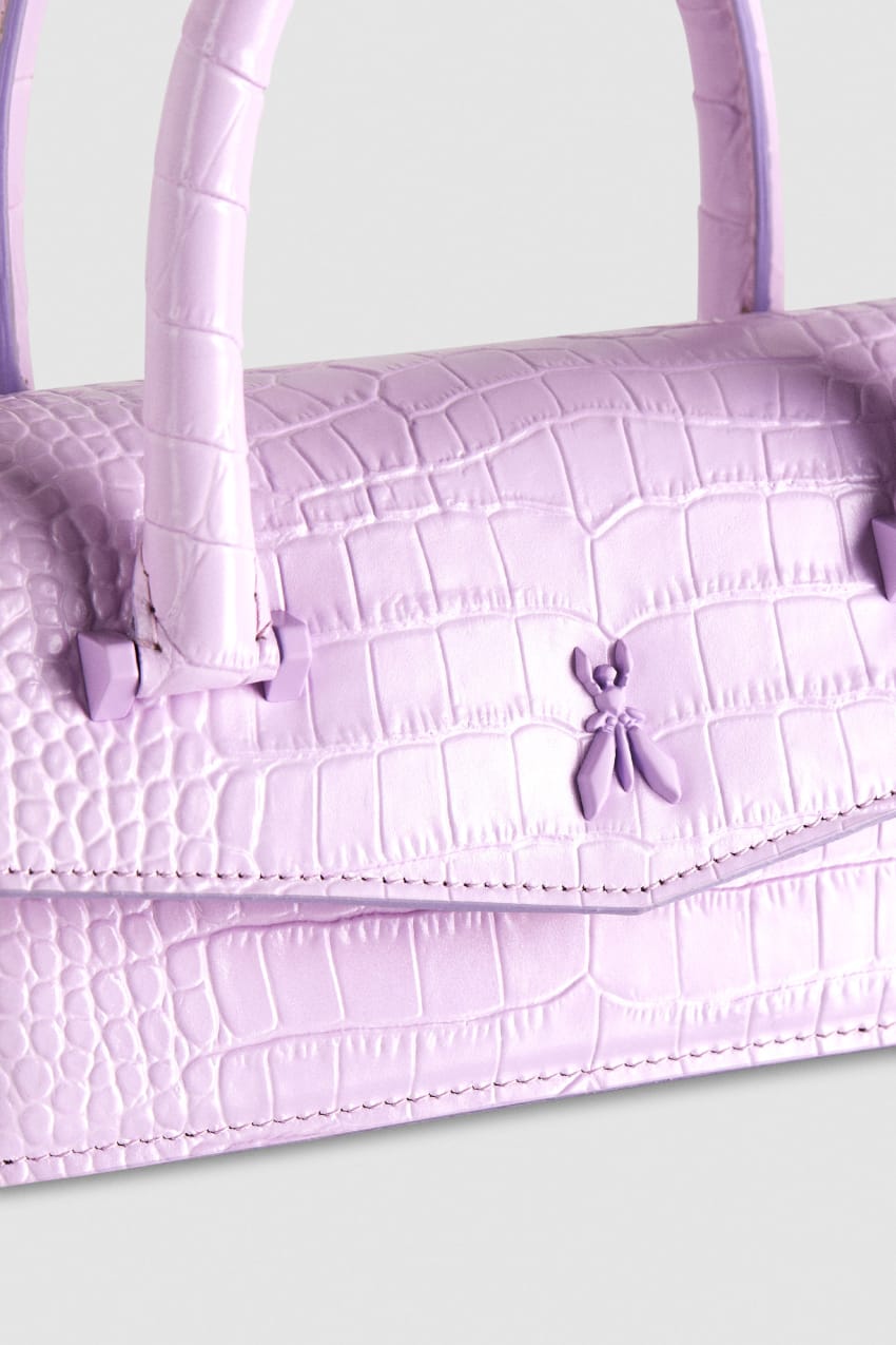 Purple Patrizia Pepe Fly Bamby Croco | IEJ945268