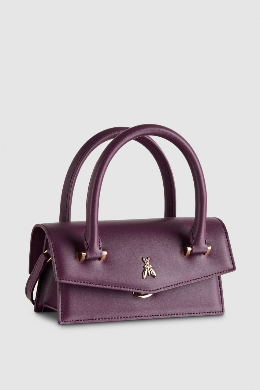 Purple Patrizia Pepe Fly Bamby Shoulder Bag With Handles | GLC914735