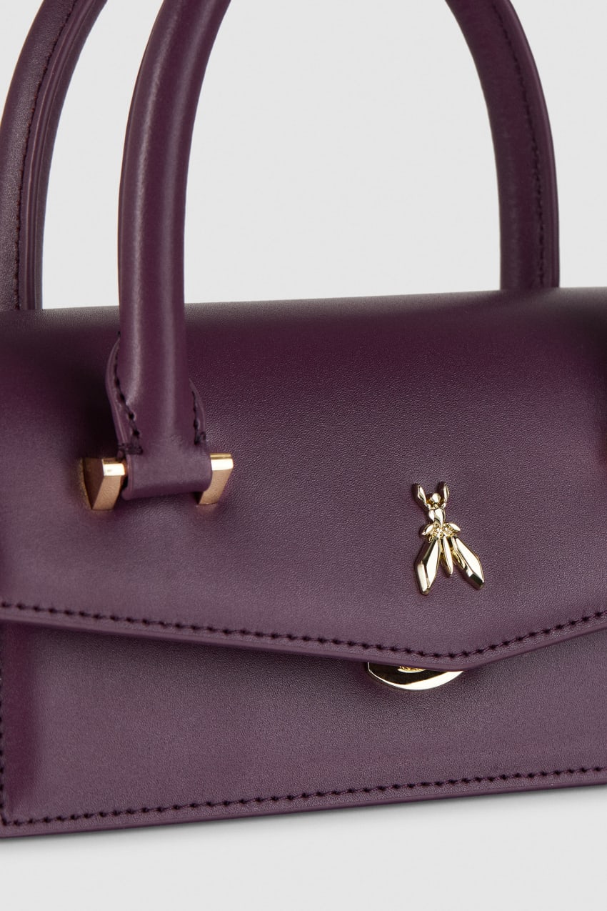 Purple Patrizia Pepe Fly Bamby Shoulder Bag With Handles | GLC914735