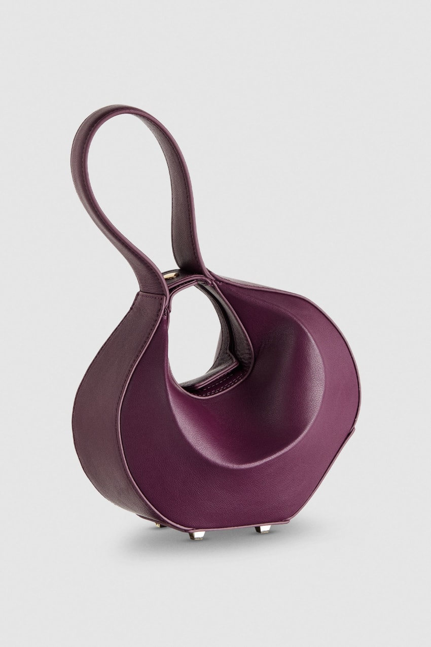 Purple Patrizia Pepe Small Hobo Bangle Bag | BMW436729