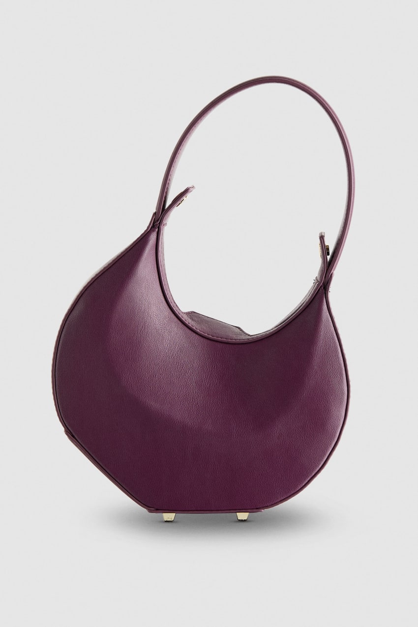 Purple Patrizia Pepe Small Hobo Bangle Bag | BMW436729