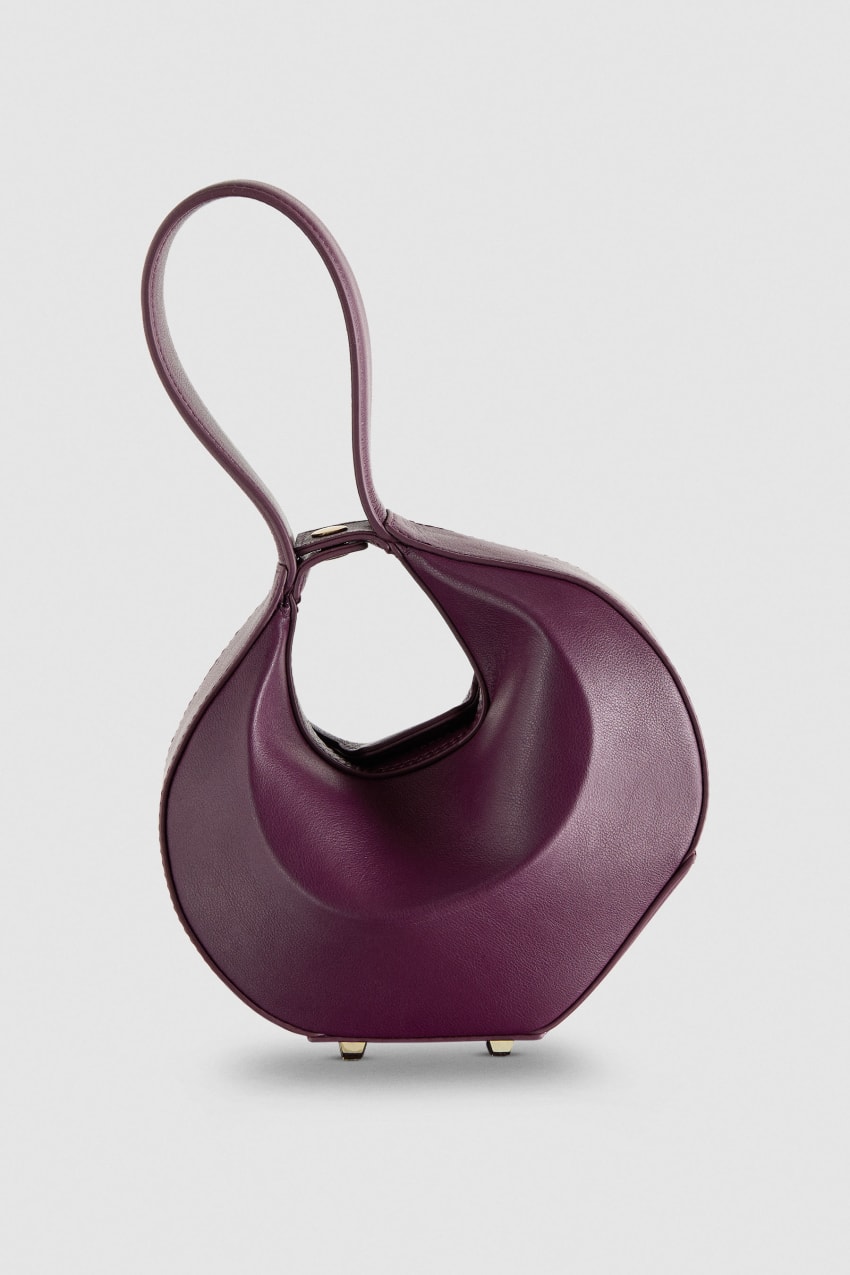 Purple Patrizia Pepe Small Hobo Bangle Bag | BMW436729