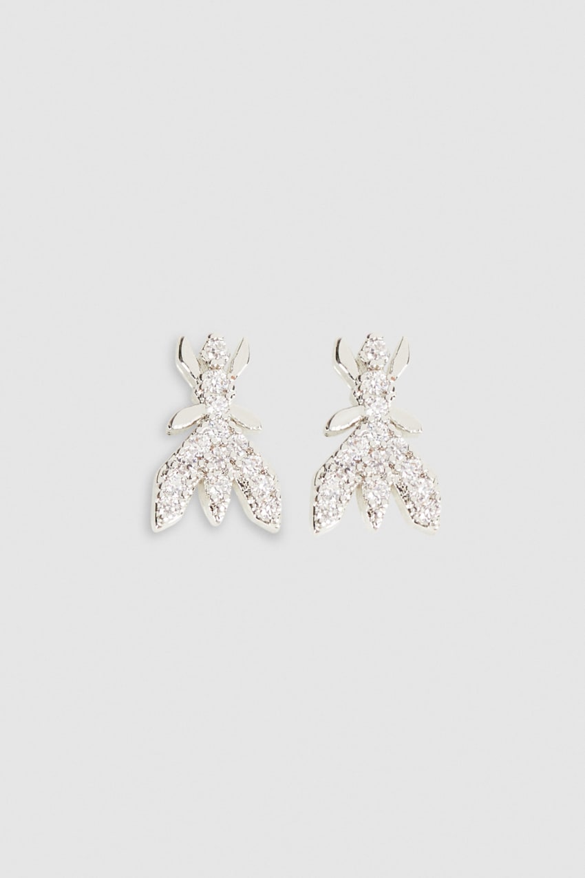 Silver Patrizia Pepe Brass Earrings | ZHM894521