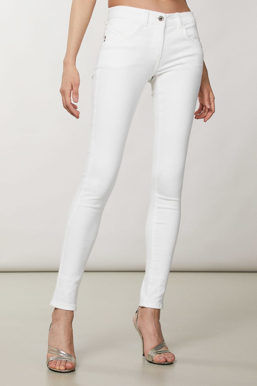 White Patrizia Pepe Jeggings | IYS742561