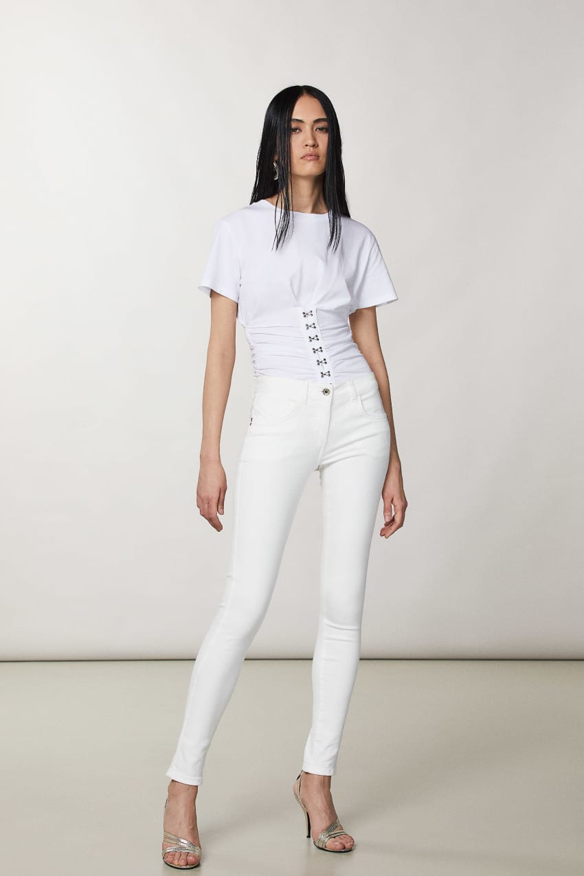 White Patrizia Pepe Jeggings | IYS742561