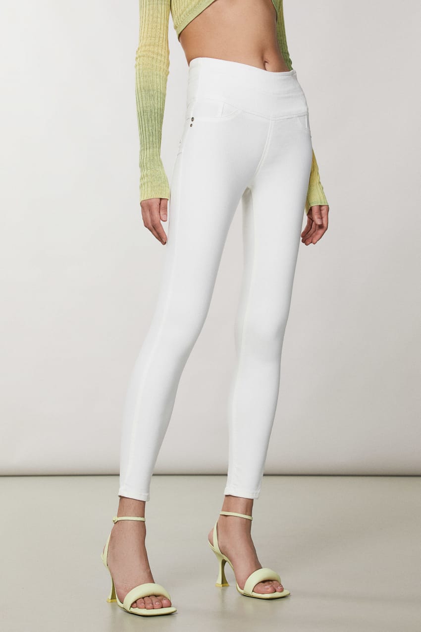 White Patrizia Pepe Jeggings | JMI462791