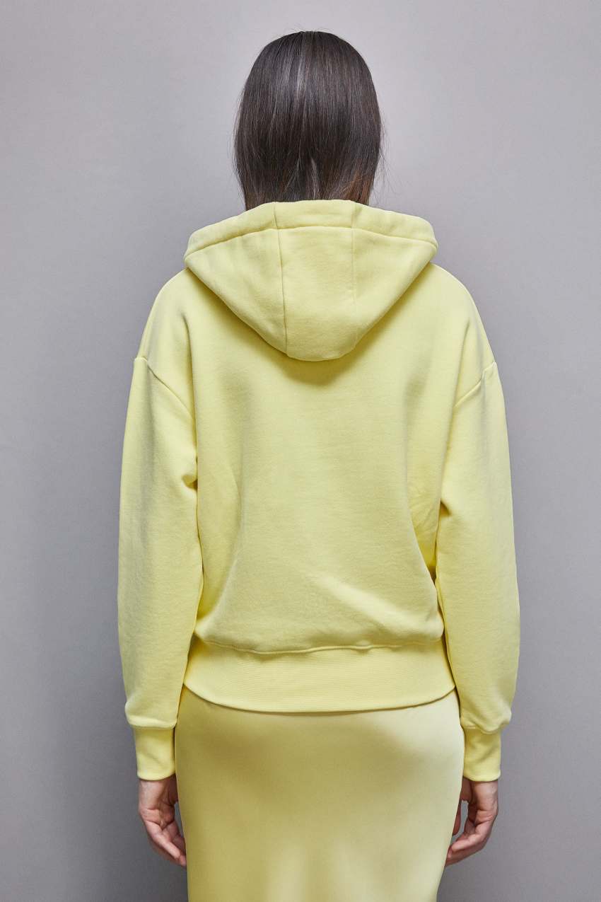 Yellow Patrizia Pepe Cotton Hoodie | IHT794580