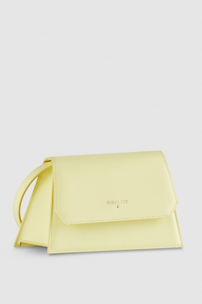 Yellow Patrizia Pepe Medium Astral Bag | XOG568710