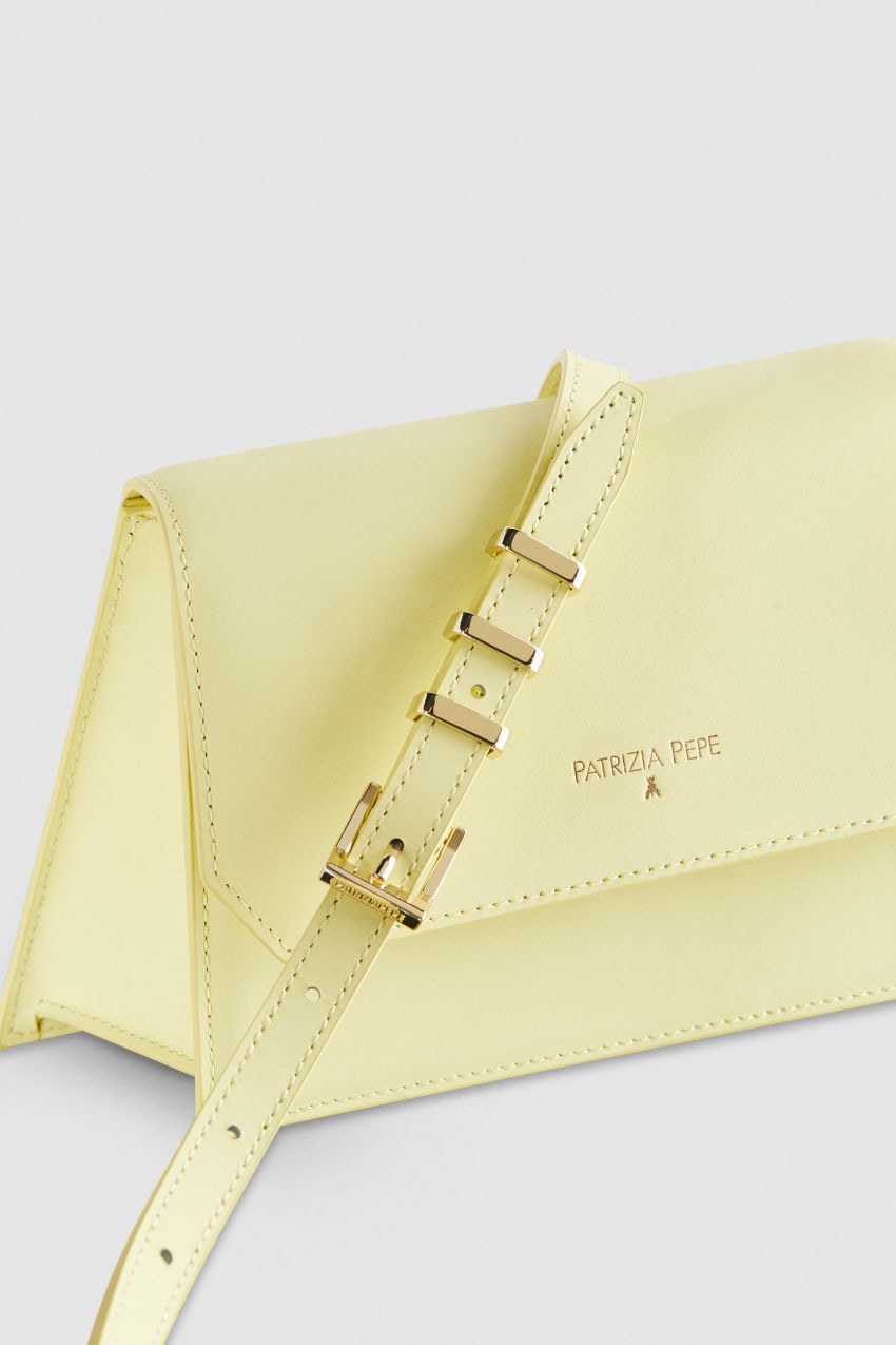 Yellow Patrizia Pepe Medium Astral Bag | XOG568710