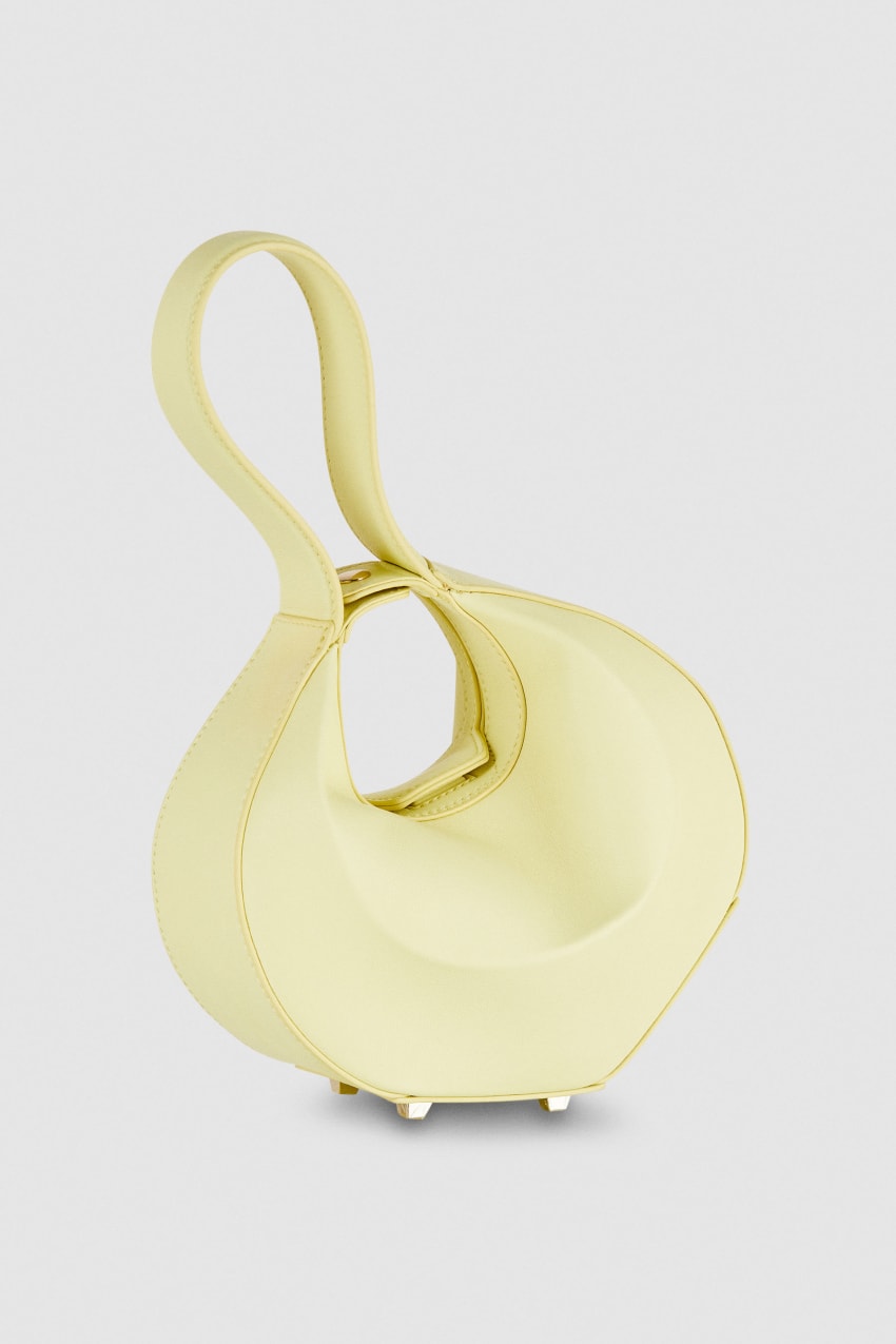 Yellow Patrizia Pepe Small Hobo Bangle Bag | ZON832164